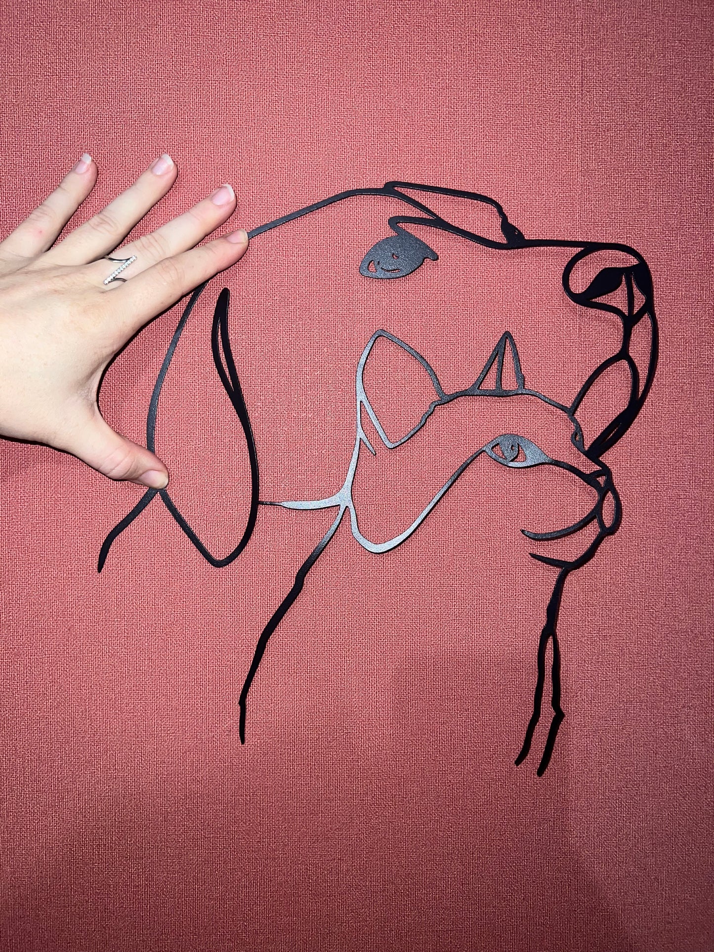 Support metal chien et chat