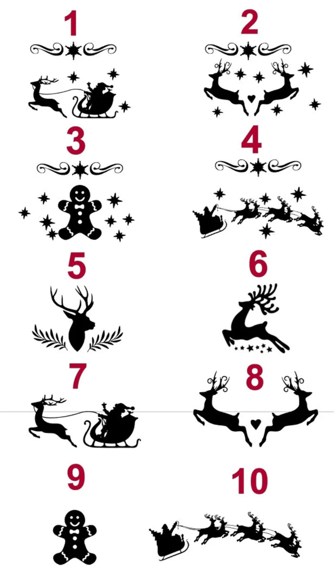 Chemin de table de noël personnalisé