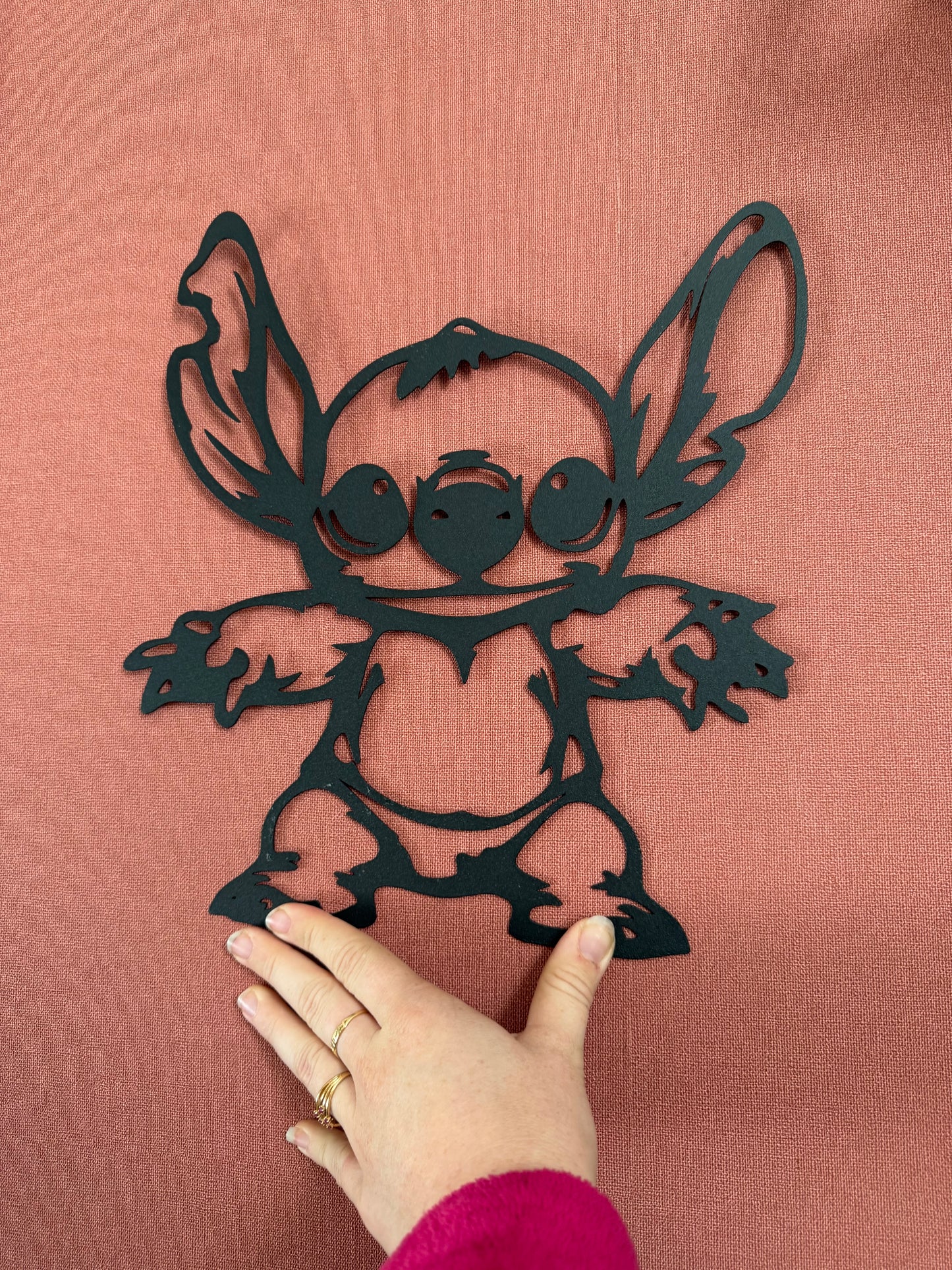 Décoration mural en métal stitch
