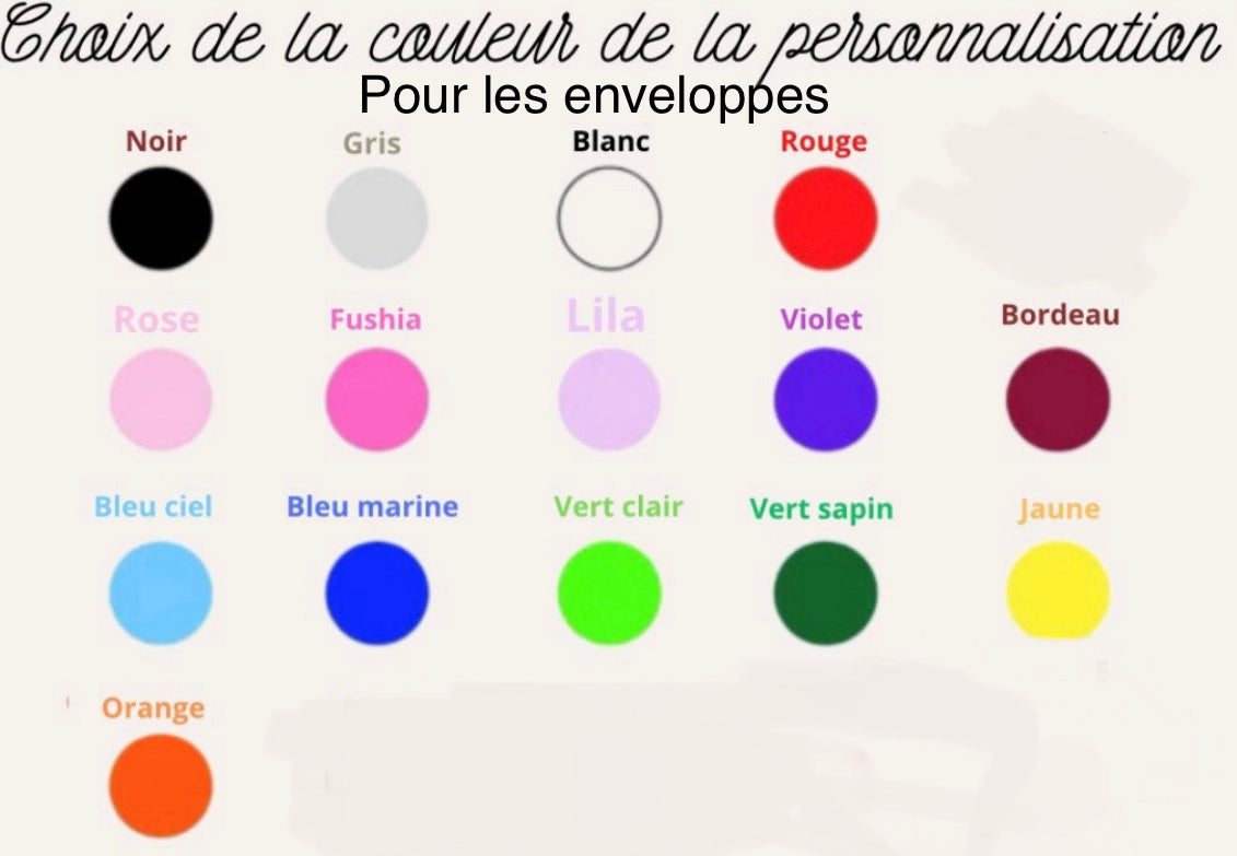 Classeur budget personnalisé A6