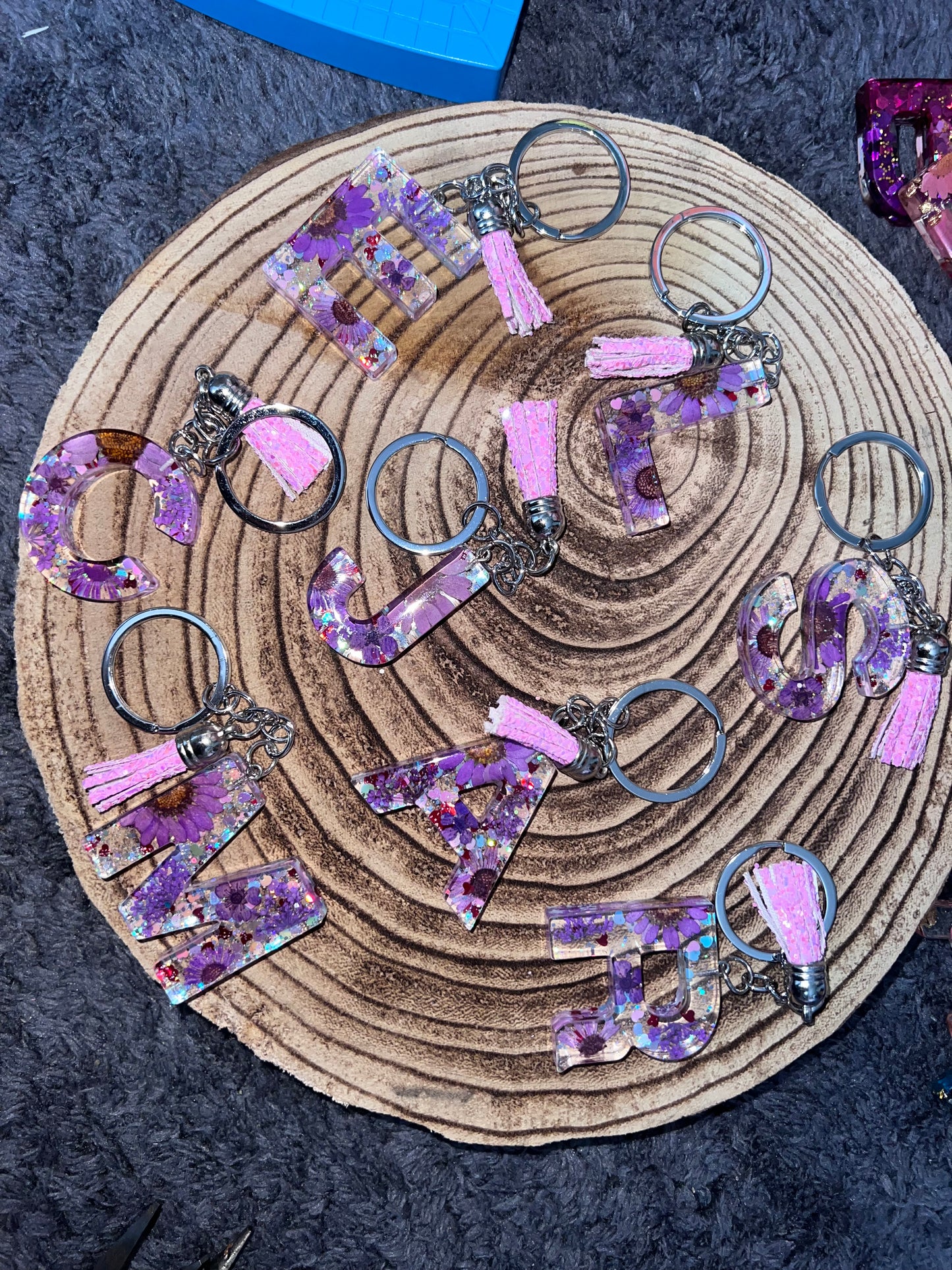 Porte clé résine epoxy