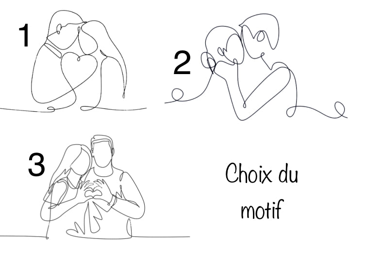 Coussin couple personnalisé