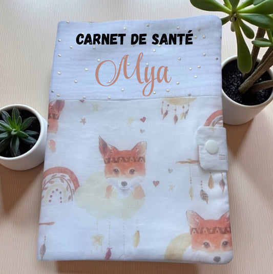 Protège carnet de santé personnalisé