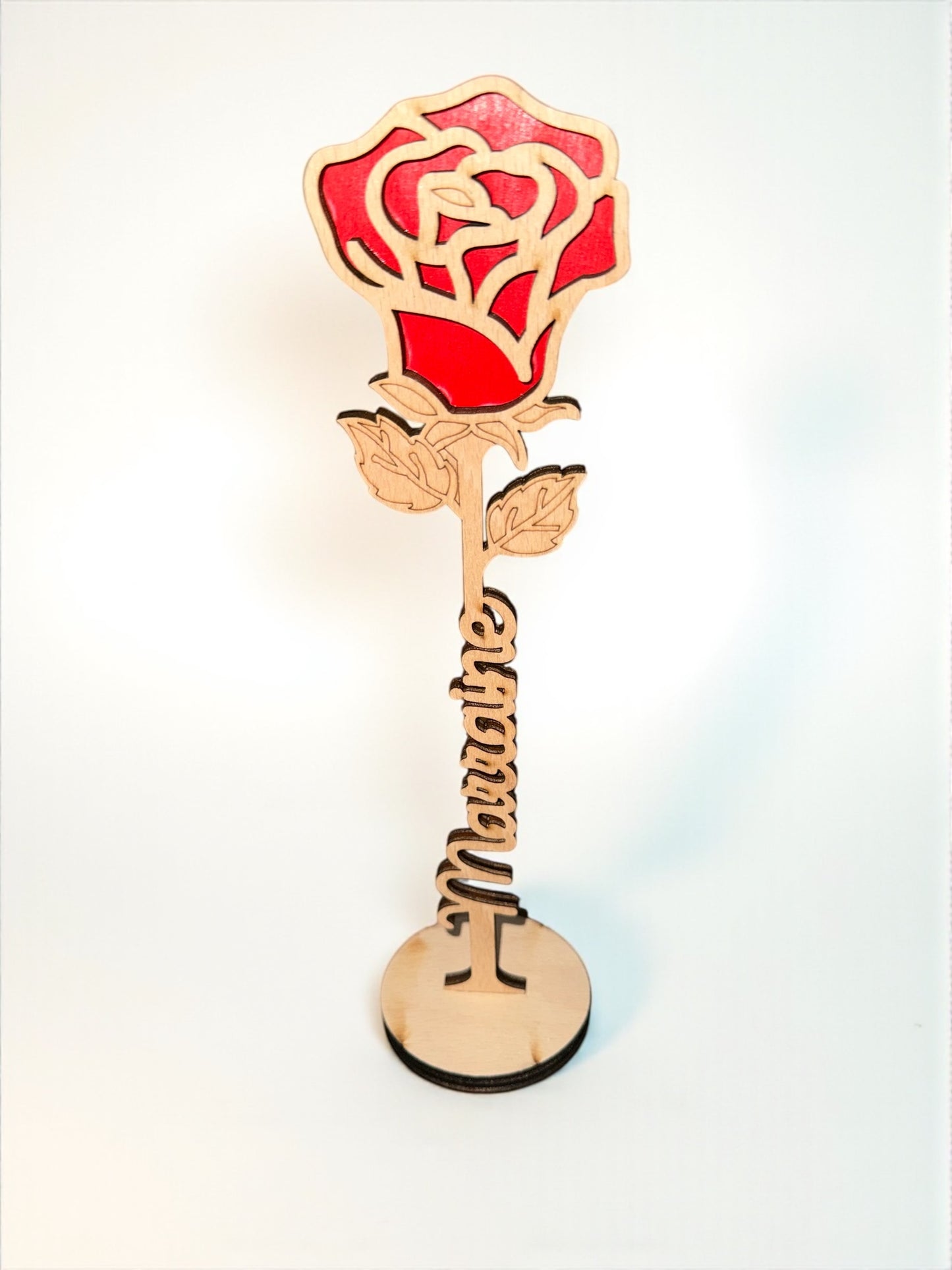 Rose en bois 🌹