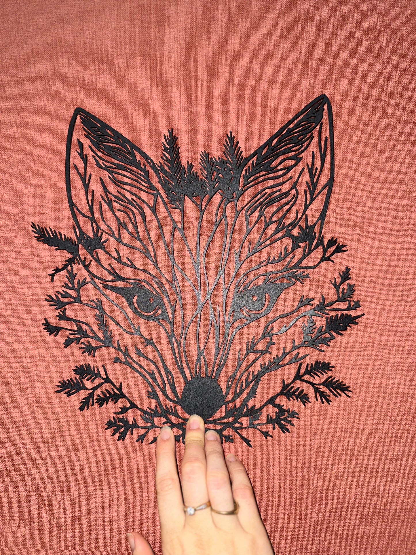 Support metal renard