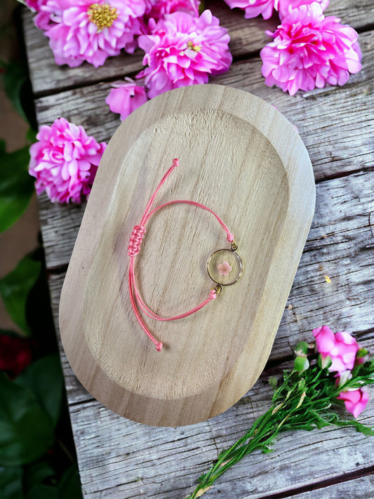 Bracelet fleurs séchées