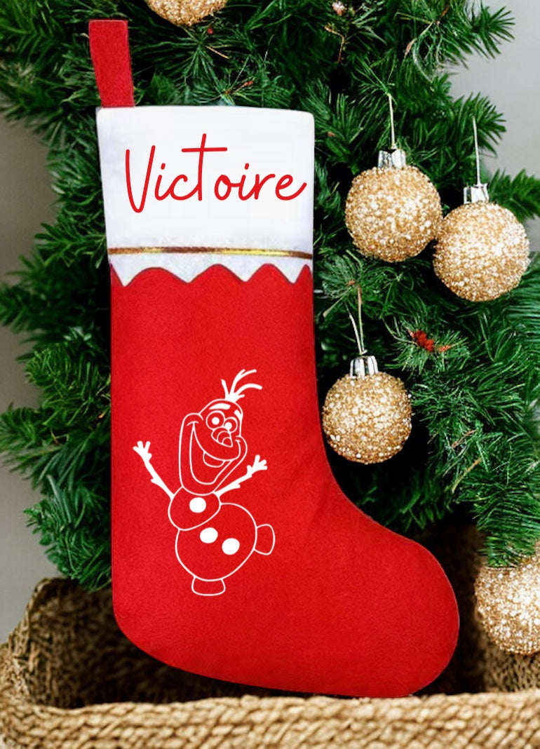 Chaussettes de noël personnalisées