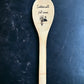 Cuillère en bois gravée personnalisée, spatule personnalisée, idée cadeau maman, papa, marraine, mamie, papy, parrain