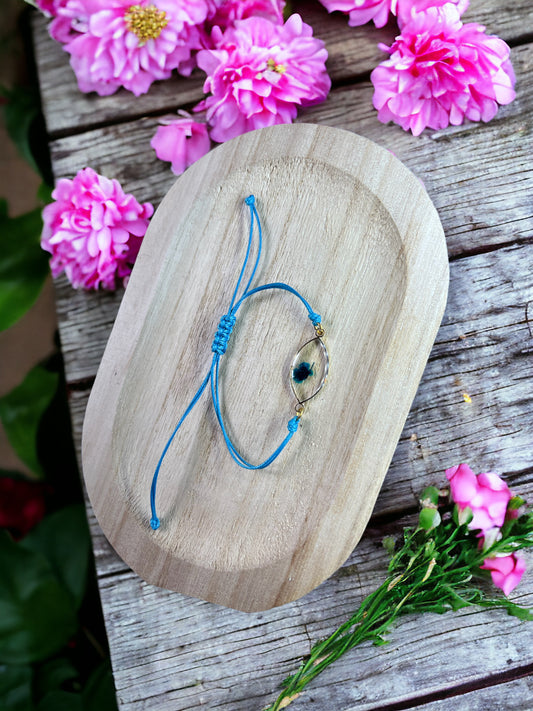 Bracelet fleurs séchées