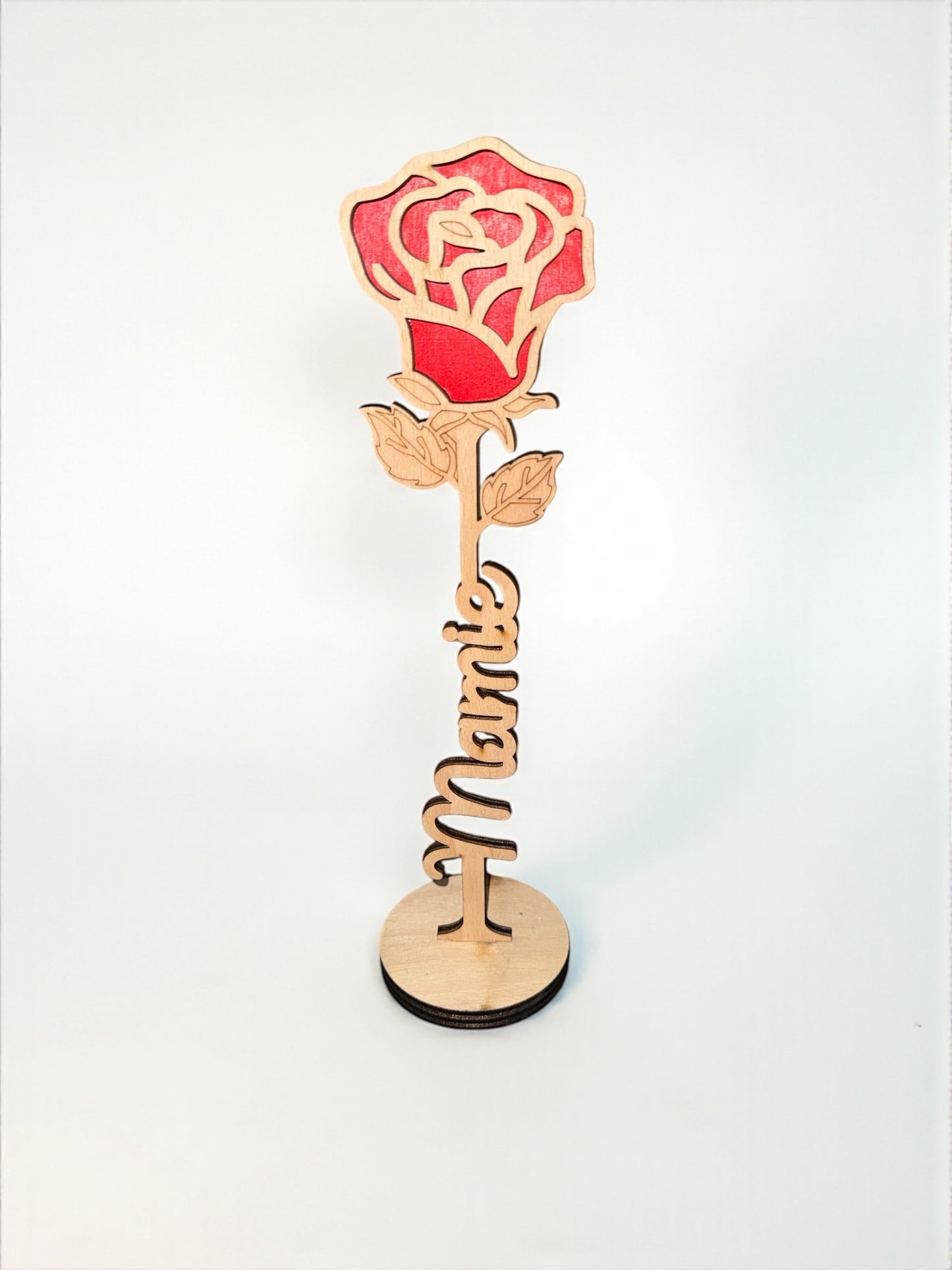 Rose en bois 🌹