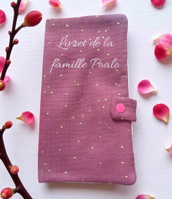 Protège livret de famille personnalisé