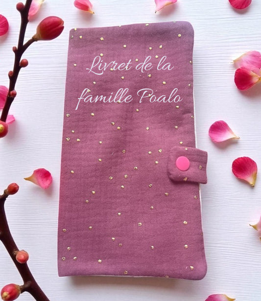 Protège livret de famille personnalisé
