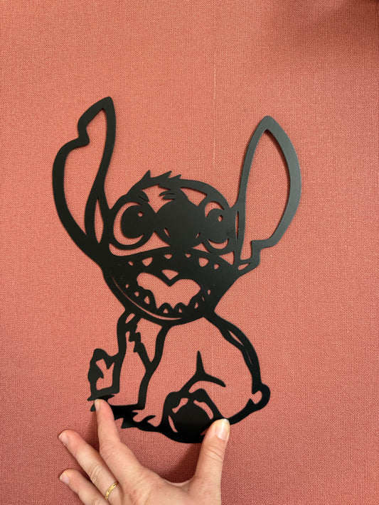 Décoration mural en métal stitch