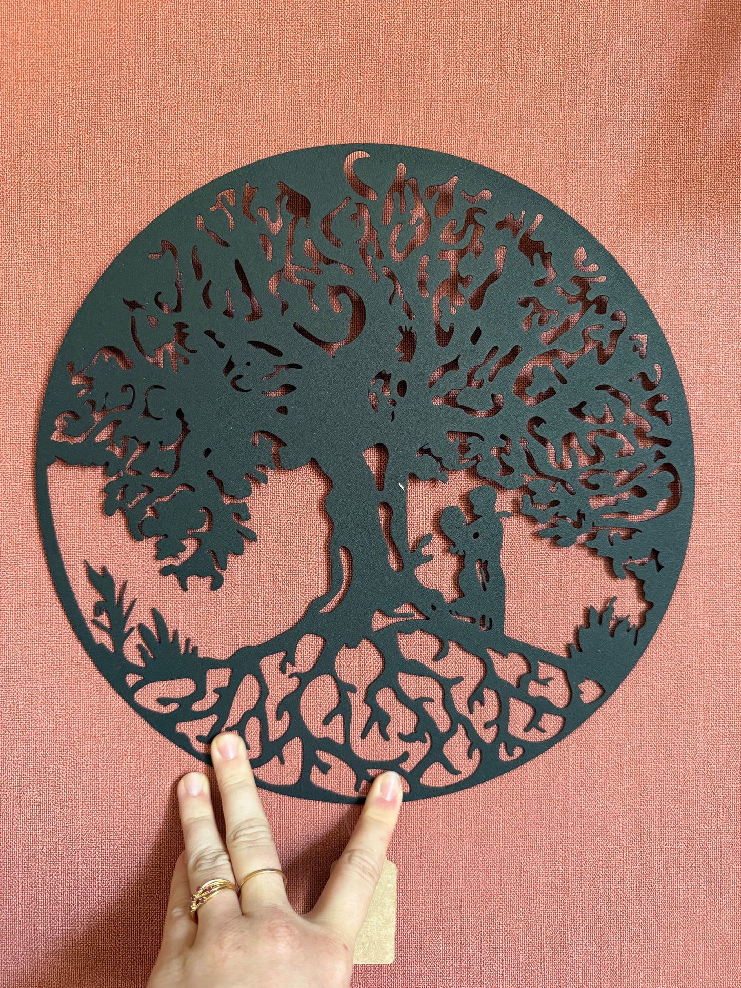 Déco mural metal arbre de vie