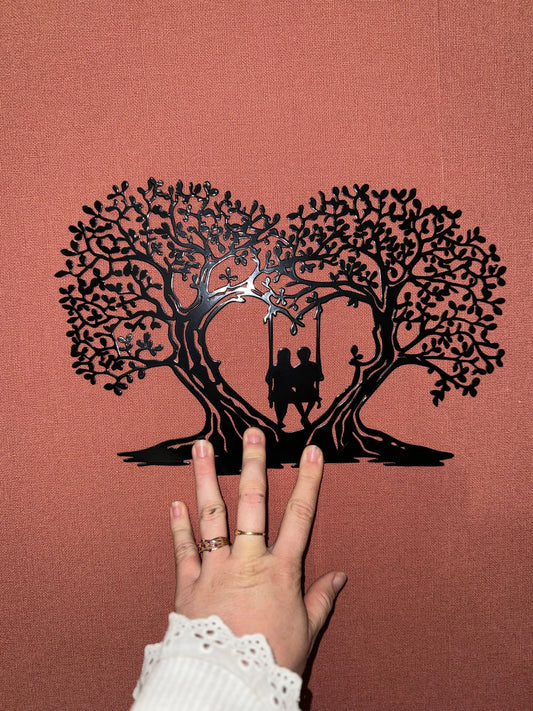 Déco mural metal arbre de vie