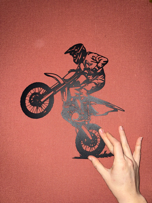 Support metal moto cross