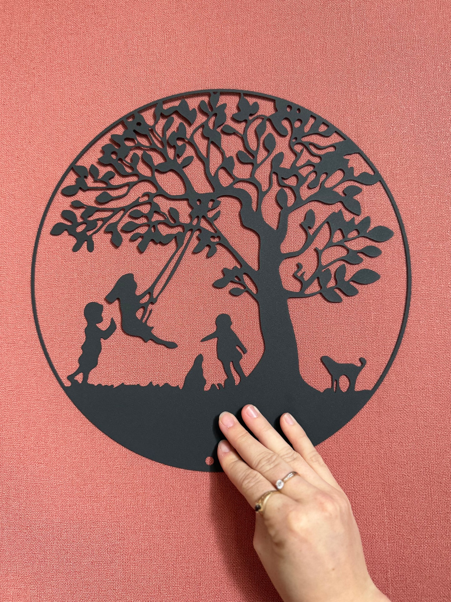 Déco mural metal arbre de vie