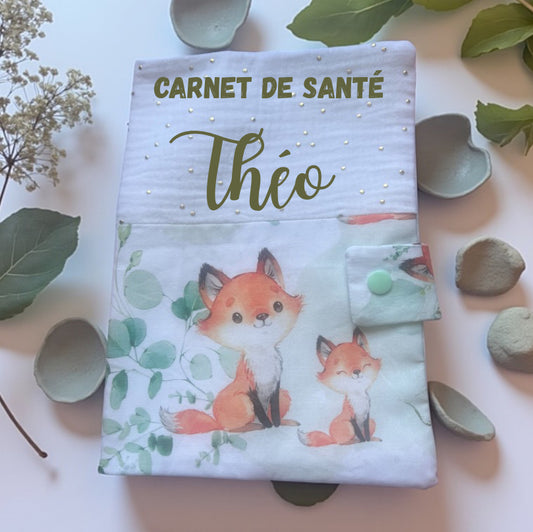 Protège carnet de santé personnalisé