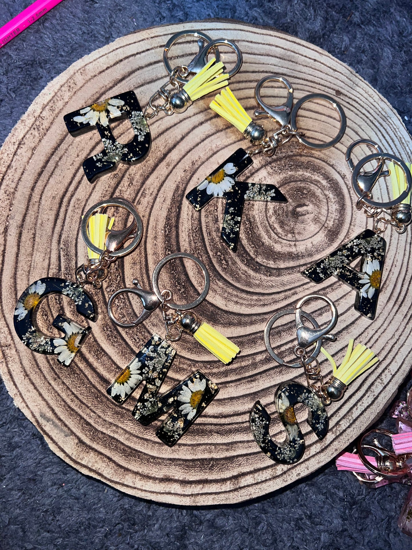 Porte clé résine epoxy