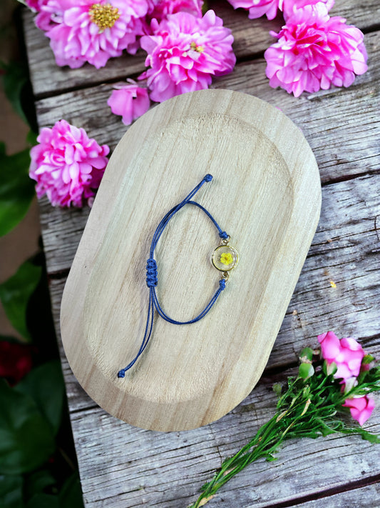 Bracelet fleurs séchées