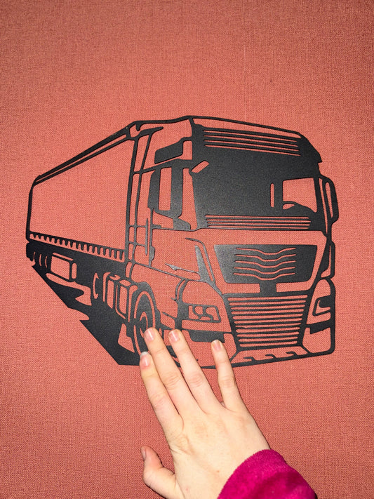 Support metal camion