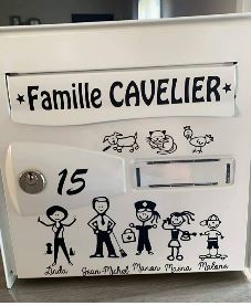 Stickers pour boites aux lettres personnalisés