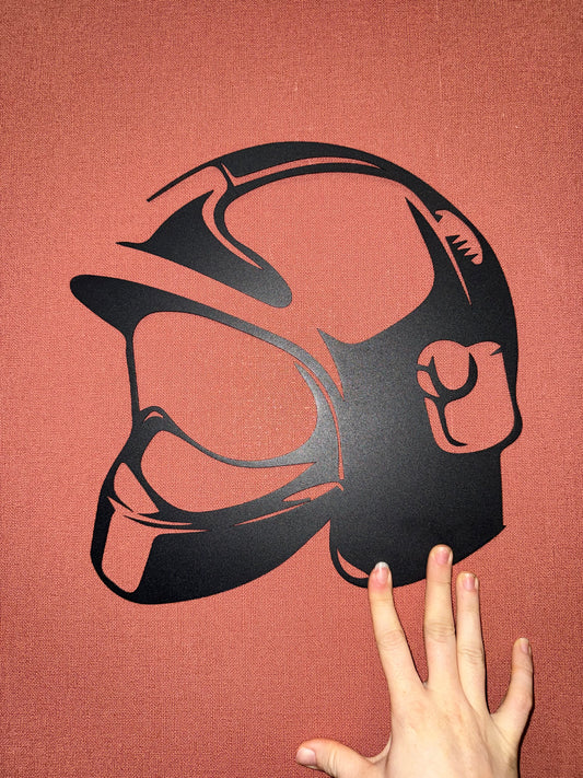 Décoration mural en métal casque pompier 🧑‍🚒