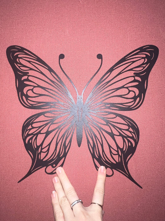 Support métal papillon