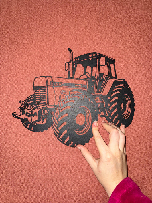 Support metal tracteur