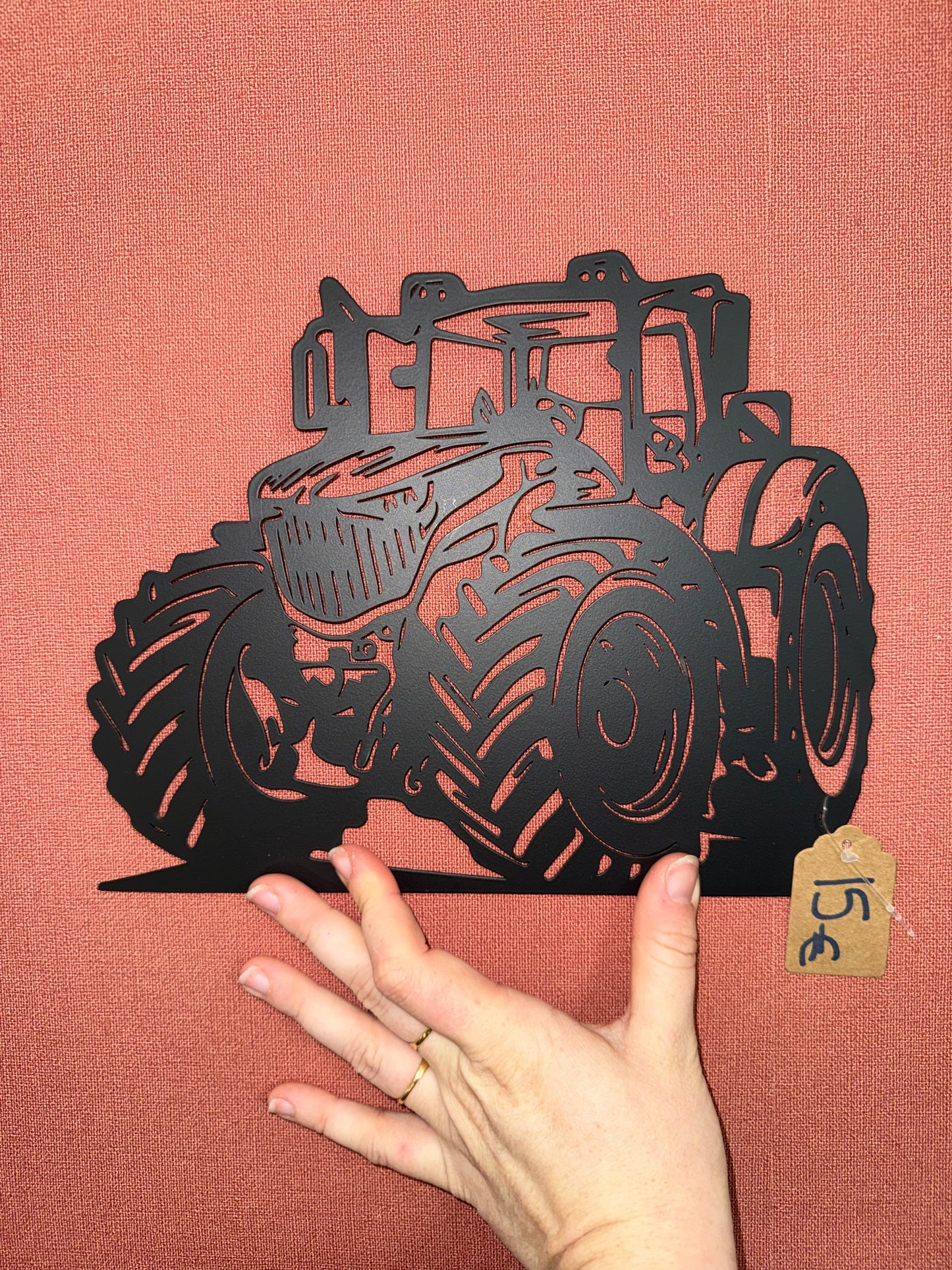 Support metal tracteur