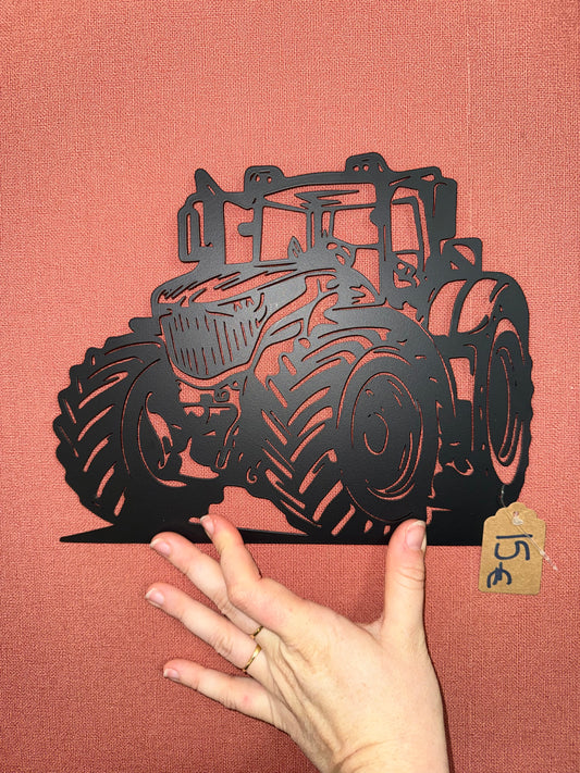 Support metal tracteur