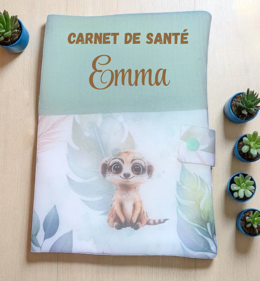 Protège carnet de santé personnalisé