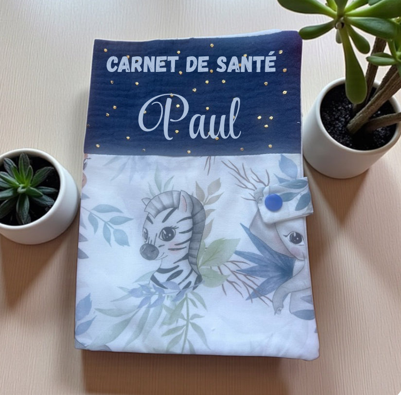 Protège carnet de santé personnalisé