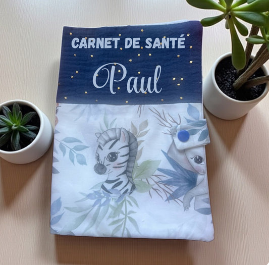 Protège carnet de santé personnalisé