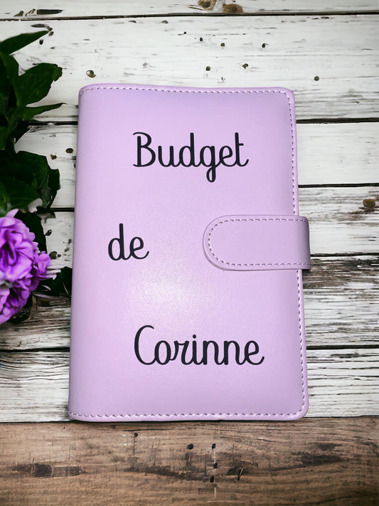 Classeur budget personnalisé A6