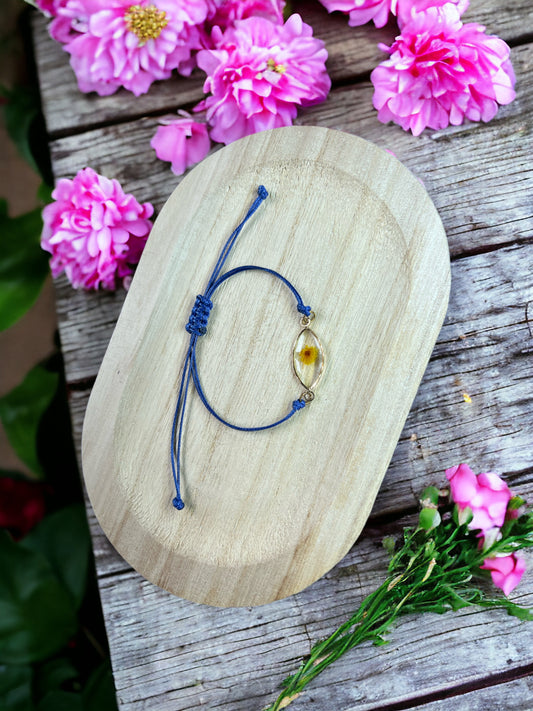 Bracelet fleurs séchées
