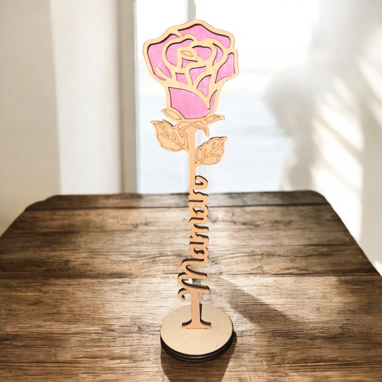 Rose en bois 🌹