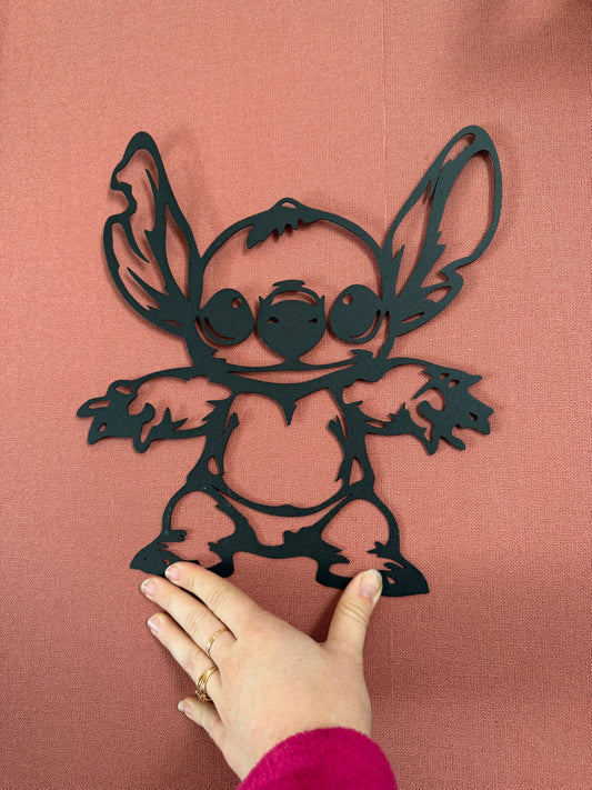 Décoration mural en métal stitch