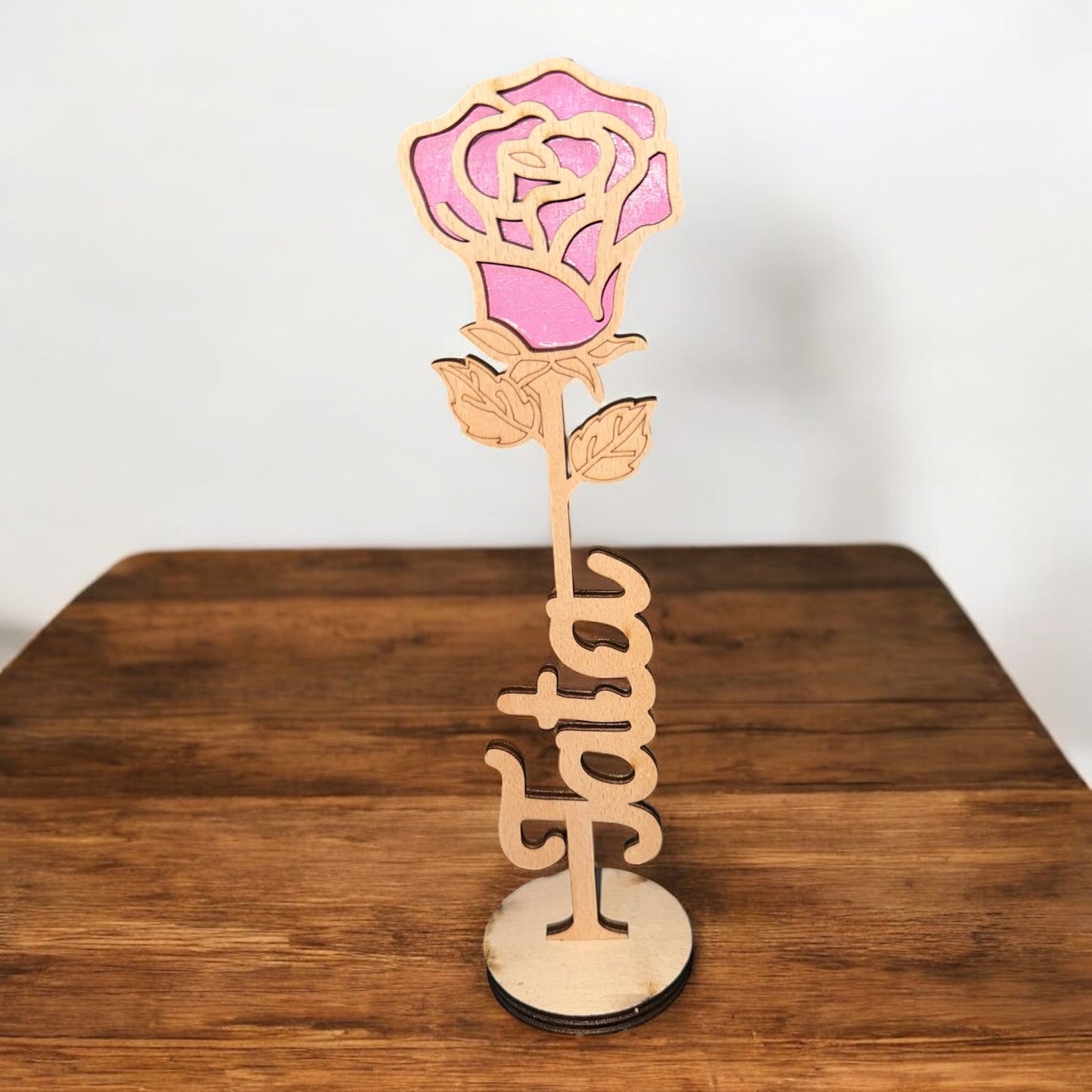 Rose en bois 🌹