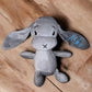 Peluche / Doudou lapin personnalisé