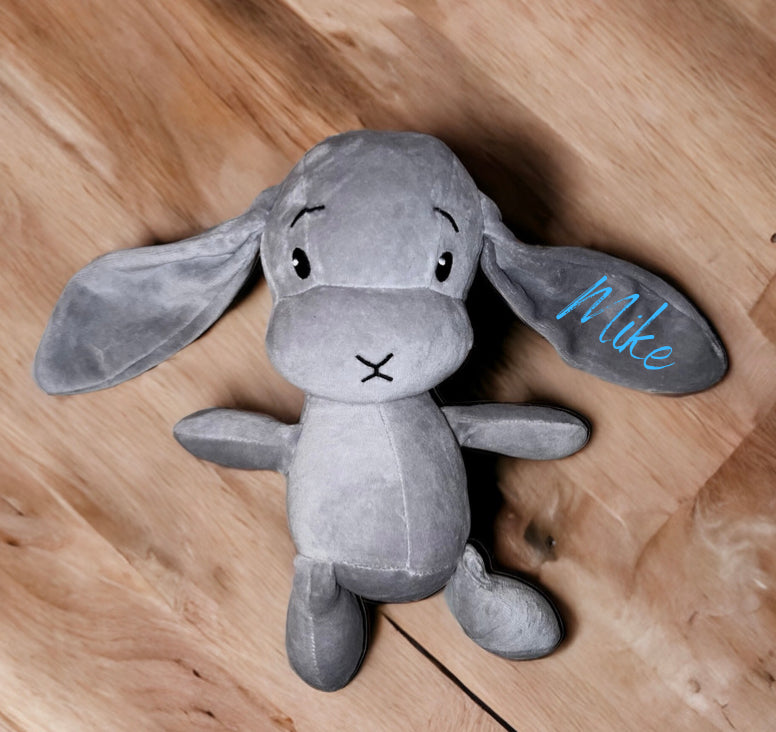 Peluche / Doudou lapin personnalisé