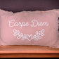 Coussin personnalisé rose