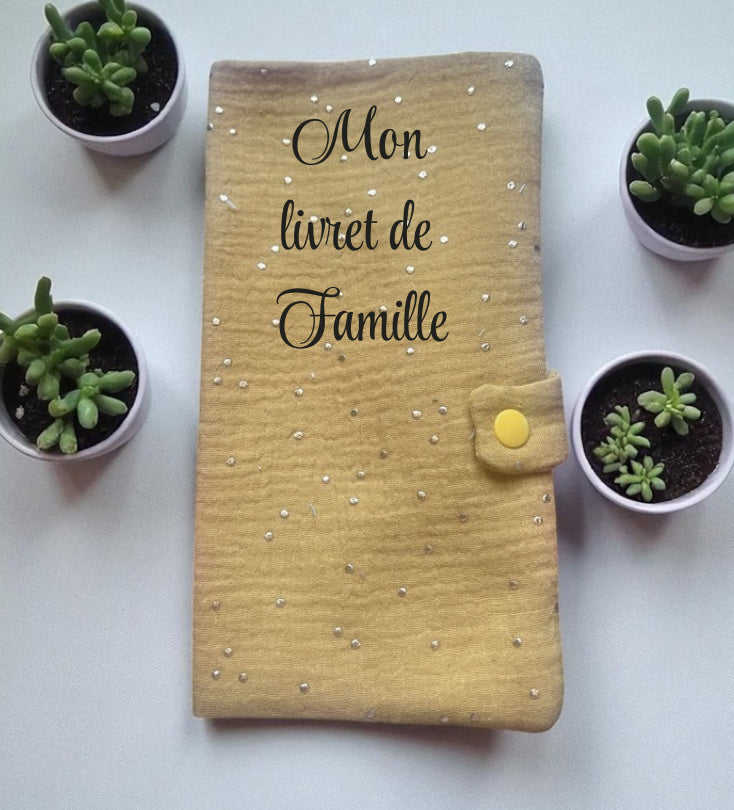 Protège livret de famille personnalisé