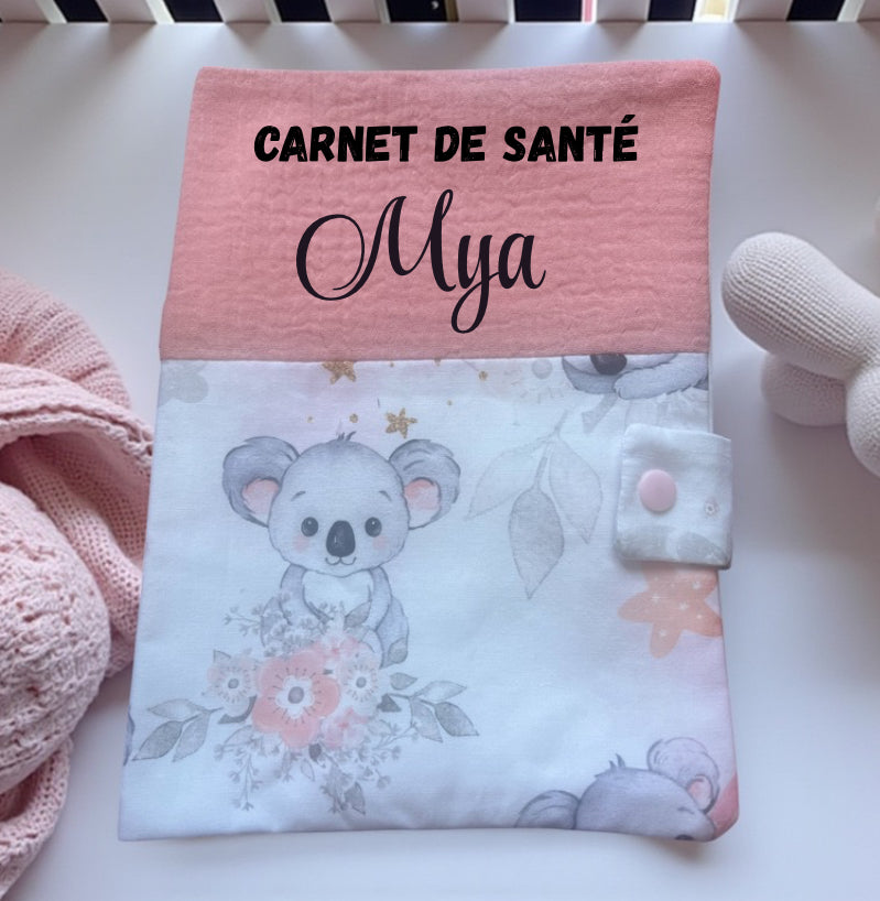 Protège carnet de santé personnalisé
