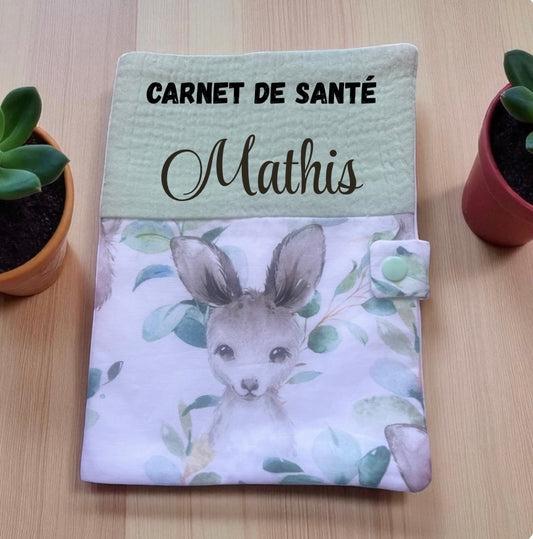 Protège carnet de santé personnalisé