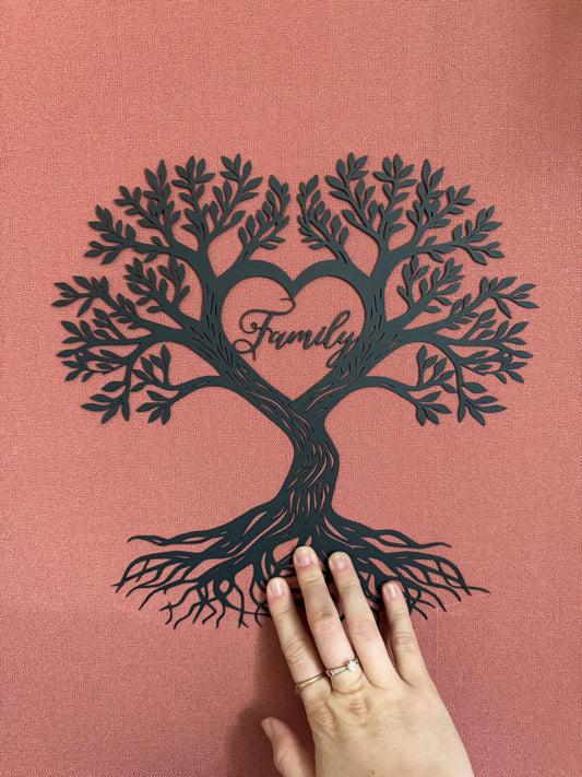 Décoration mural en métal arbre de vie