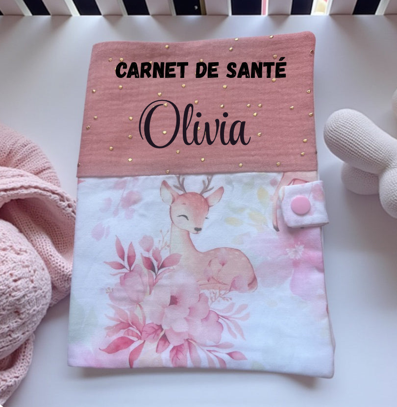 Protège carnet de santé personnalisé