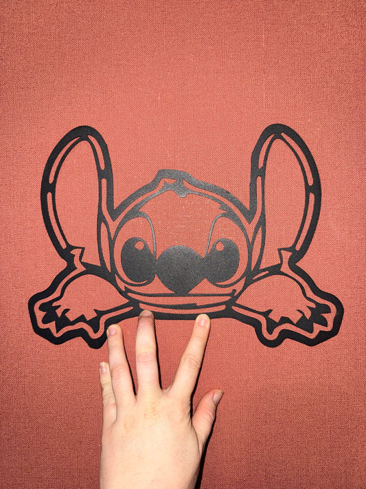Décoration mural en métal stitch