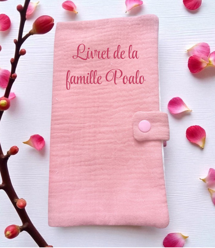 Protège livret de famille personnalisé