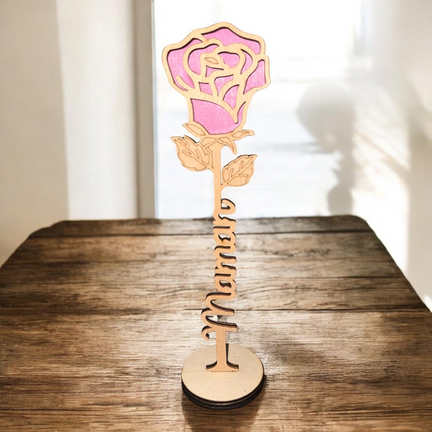 Rose en bois 🌹